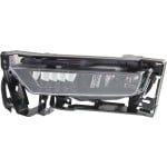 Front Fog Light Assembly for 2013-2015 Honda Accord Sedan, Left (Driver), with Black Bezel Border, Excludes Hybrid Model, Replacement