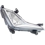 Front Fog Light Assembly for Hyundai Elantra Sedan, Right (Passenger) Side, Fits 2014-2016 Models, Replacement