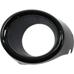 Front Fog Light Molding for Honda Civic 2013-2015, Left (Driver), Primed (Ready to Paint), 2.4L Eng., Sedan, Replacement