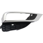 Front Fog Light Molding for Honda CR-V 2015-2016, Right (Passenger), Chrome, Replacement