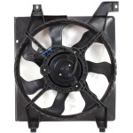 Radiator Fan Assembly for Hyundai Accent 2007-2011, Without Auto Cruise, Fits Hatchback 2007-2008/Sedan, Replacement