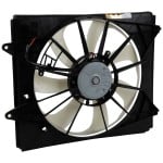 Radiator Fan Assembly for Honda Odyssey 2011-2017, Single Fan, Left (Driver) Side, Replacement