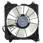 Denso Brand Radiator Fan Assembly for 2013-2017 Honda Accord, Left (Driver), Fits 4 Cylinder Eng Coupe, EX/EX-L/Touring Models, 6 Cylinder Eng Coupe/Sedan, Replacement