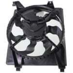 A/C Condenser Fan Assembly for Hyundai Accent 2006-2011, Suitable for Hatchback 2007-2011 and Sedan Models, Replacement