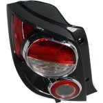 Tail Light Assembly for Chevrolet Sonic Hatchback, Left (Driver) Side, Compatible with 2012-2016 Models, Replacement