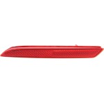 Rear Bumper Reflector Light for Honda Insight 2010-2011, CR-V 2012-2014, Left (Driver) Side, Replacement