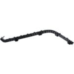 Rear Bumper Bracket Right (Passenger) Side Spacer for Honda Odyssey 2011-2017, Black, Plastic+Fiberglass, Replacement
