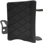 Front Bumper Tow Hook Cover for Jeep Grand Cherokee 2011-2013, Textured Black, Right (Passenger), Excludes SRT/SRT8 Models, Replacement