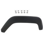 Textured Black Rear Fender Flare for Jeep Wrangler JK 2007-2018, Left (Driver), Replacement