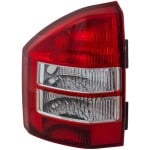 Tail Light for Jeep Compass 2007-2010, Left (Driver) Side, Lens and Housing, Replacement