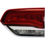 Right (Passenger) Inner Tail Light Assembly for 2014-2022 Jeep Grand Cherokee WK, Laredo/Limited/Overland/Summit Models with Chrome Trim, Replacement