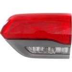 Tail Light Assembly for Jeep Grand Cherokee WK 2014-2022, Right (Passenger) Inner, Laredo/Limited/Overland/Summit Models, with Gray Trim, Replacement