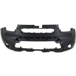Front Bumper Cover for Kia SOUL 2010-2011, Center, Primed (Ready to Paint), 2-Piece, Type A, Replacement