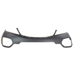 Front Bumper Cover for Kia Sorento 2011-2013, Upper Section, Primed (Ready to Paint), without Sport Package, Replacement (CAPA Certified)