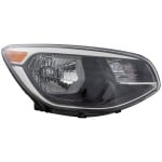 Headlight Assembly for Kia SOUL 2014-2019, Right (Passenger), Standard Type, Halogen, Replacement
