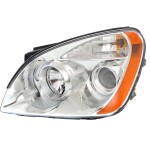 Headlight Assembly for Kia Rondo 2007-2008, Left (Driver), Halogen, Replacement