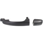 Rear Exterior Door Handle for Kia Spectra 2004-2009, Left (Driver), Primed (Ready to Paint) Black with Cover, New Body Style, Replacement