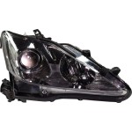 Headlight for Lexus IS250/IS350 2009-2010 Right (Passenger), Lens and Housing, Xenon, without HID Kit, Excluding C Model, Replacement