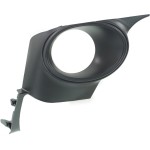 Front Fog Light Molding for Lexus IS250 2014-2015 and IS350 2014-2016, Right (Passenger), Textured Black, Without F Sport Package, Replacement