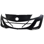 Front Bumper Cover for 2010-2010 Mazda 3, Primed (Ready to Paint), 2.0L Engine, Replacement (CAPA Certified)
