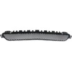 Front Bumper Grille for Mercedes C300 (2015-2018), Center, Textured Black, Without AMG Styling and Luxury Package, Convertible/Coupe/Sedan, Replacement