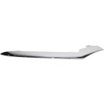 Front Bumper Molding for Mercedes-Benz E-Class 2014-2016, Right (Passenger) Side, Chrome, with AMG Styling Package, Sedan/Wagon, Excluding E63 Model, Replacement