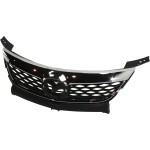 Grille for Mazda CX-9 2010-2012, Chrome Shell and Insert without Logo, Replacement