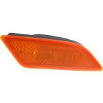 Front Side Marker Light Right (Passenger) for Mercedes-Benz C-Class 2012-2015, Lens and Housing, Excludes C63 Models, Coupe/Sedan 2012-2014, Replacement