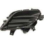 Fog Light Cover for Mazda 6 2014-2017, Right (Passenger) Side, Textured Plastic, Without LED Light Holes, Replacement