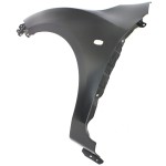 Front Fender for 2010-2011 Mazda 3, Primed (Ready to Paint), Left (Driver), Hatchback (2.0L/2.5L Engine)/Sedan, with Stone Guard and Side Signal Light, Replacement