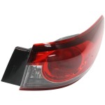 Tail Light Assembly for Mazda 6 2014-2017, Right (Passenger), Outer, Halogen, Replacement