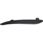 Rear Bumper Molding Impact Strip for Mercedes-Benz E-Class 2014-2016, Right (Passenger) Side, Black, with AMG Styling Package, Sedan, Replacement