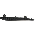 Rear Bumper Molding Impact Strip for Mercedes-Benz E-Class 2014-2016, Left (Driver), Black, with AMG Styling Package, Sedan, Replacement