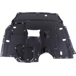 Engine Splash Shield for Mitsubishi Lancer 2008-2015, Under Cover, Rear with Turbo, Replacement