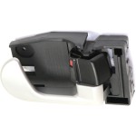Front Interior Door Handle for Mitsubishi Galant 2004-2012, Right (Passenger), Silver/Black, Plastic, Replacement