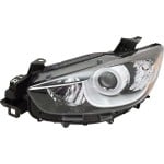 Headlight for Mazda CX-5 2013-2016, Left (Driver), Lens and Housing, Halogen, Replacement