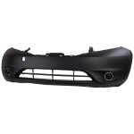 Front Bumper Cover for Nissan Versa Note 2014-2016, Primed (Ready to Paint), Excludes SR Model, Replacement