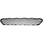 Front Bumper Grille for Nissan Rogue 2014-2016, Textured Gray, Suitable for Korea-Built Vehicle 2015-2016, Japan, USA Built Vehicle, Replacement (CAPA Certified)