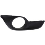 Front Fog Light Molding for Nissan Altima Sedan 2013-2015, Right (Passenger), Textured, Replacement (CAPA Certified)