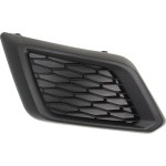 Fog Light Cover for Nissan Rogue 2014-2016, Left (Driver) Side, Textured, Replacement