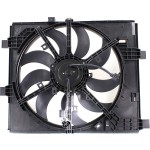 Radiator Fan Shroud Assembly for Nissan Juke 2011-2017, Without Control Module, Replacement