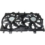 Radiator Fan Assembly for Nissan Rogue 2014-2020, Dual Fan, Excludes Hybrid Model, Replacement