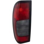 Tail Light for Nissan Frontier 2000-2001/2003-2004, Left (Driver) Side, Lens and Housing, with Smoke Reverse Lens, From 10-1999, Replacement