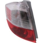 Tail Light Assembly for FIT 2009-2014, Left (Driver) Side, Red and Clear Lens, Replacement