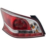 Tail Light Assembly for Nissan Altima Sedan 2013, Left (Driver) Side, Halogen/Standard Type, Replacement