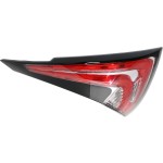 Tail Light Assembly for Nissan Murano 2015-2018, Left (Driver) Side, Inner, Excludes Hybrid Model, Replacement (CAPA Certified)