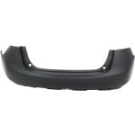 Rear Bumper Cover for Nissan Rogue 2008-2013, Rogue Select 2014-2015, Primed (Ready to Paint), Compatible with S, SL, and SV Models, Replacement