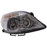 Headlight Assembly for Saturn Aura 2007, Right (Passenger), Halogen, Fits up to April 11, 2007, Replacement