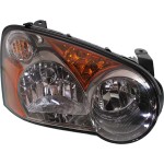 Headlight Assembly for Subaru Impreza 2004-2004, Right (Passenger), Halogen, Replacement