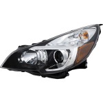 Headlight Assembly for Subaru Legacy/Outback 2013-2014, Left (Driver), Halogen, Black Interior, Replacement